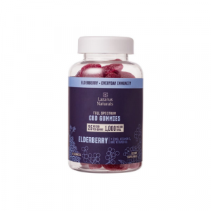 CBD Gummies-Elderberry Flavor Full Spectrum - 1000 mg